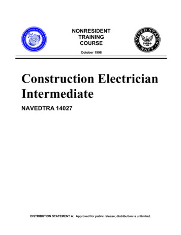 Construction Electrician Intermediate