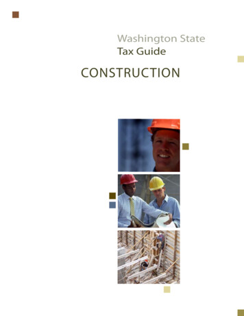Construction Tax Guide - Wa