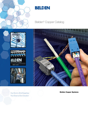 Belden Copper Catalog