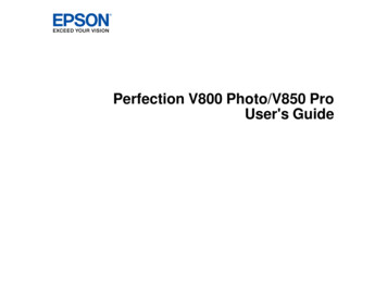 User's Guide - Perfection V800 Photo/V850 Pro0