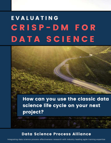 Copy Of CRISP-DM For Data Science - Data Science Process Alliance
