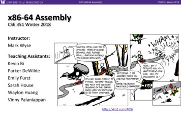 X86-64 Assembly - Courses.cs.washington.edu