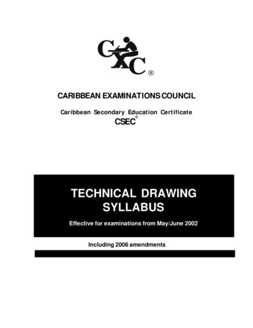 Technical Drawing Syllabus - CXC Education