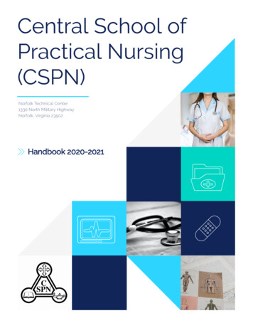 (CSPN) Practical Nursing Central School O F