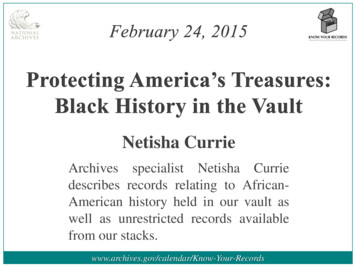 Protecting America’s Treasures: Black History In The Vault