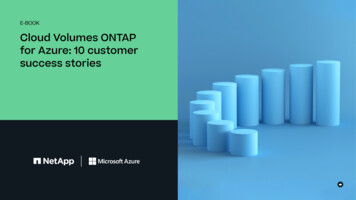 Cloud Volumes ONTAP For Azure: 10 Customer Success Stories