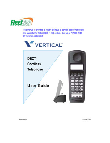 DECT Cordless Telephone - ElectSys