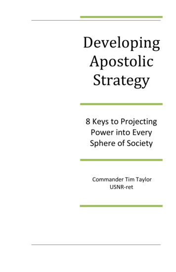 Developing Apostolic Strategy - 1Church1Day