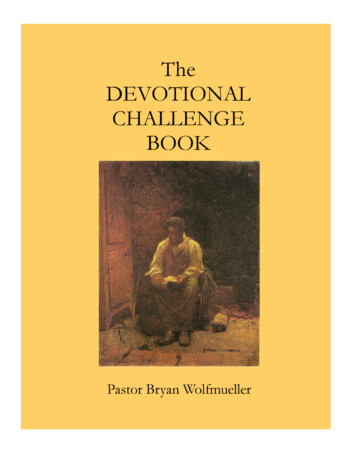 The Devotional Challenge Book - Wolfmueller