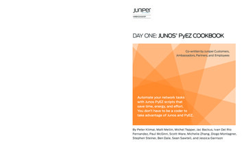 Day One: Junos PyEZ Cookbook - Juniper