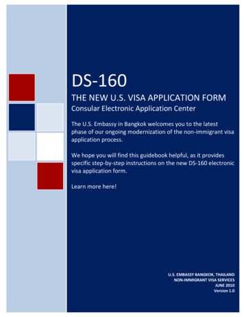 DS-160 Electronic Visa Application - U.S. Embassy .