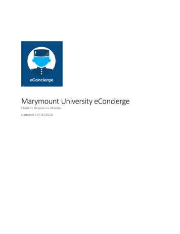 Marymount University EConcierge