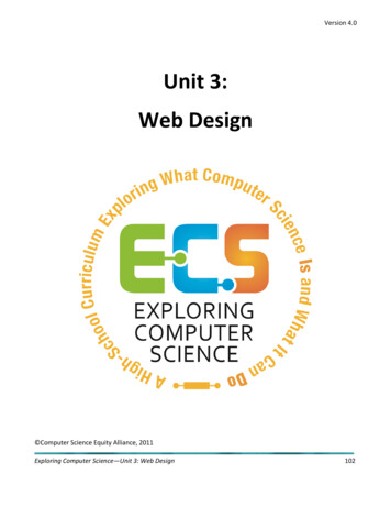 Unit 3: Web Design - Buffalo State College