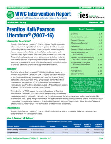 Prentice Hall/Pearson Literature (2007–15) - Ed