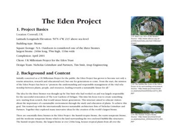 The Eden Project - University Of Idaho