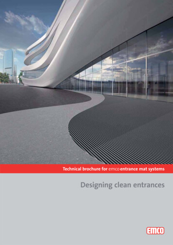 Technical Brochure For Emco Entrance Mat Systems - Floorex