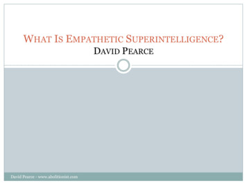 WHAT IS EMPATHETIC SUPERINTELLIGENCE DAVID PEARCE