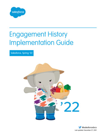 Engagement History Implementation Guide