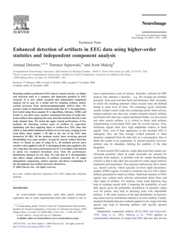 Enhanced Detection Of Artifacts In EEG Data Using Higher-Order .