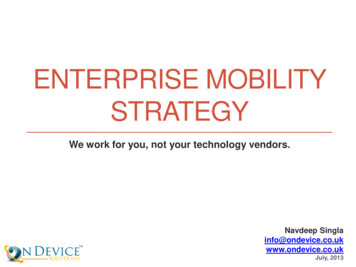 Enterprise Mobility Strategy - Irp-cdn.multiscreensite 