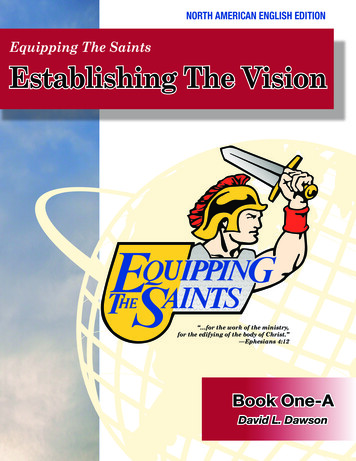Equipping The Saints Establishing The Vision