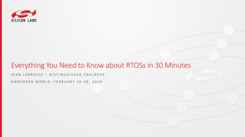 Everything You Need To Know About RTOSs In 30 Minutes