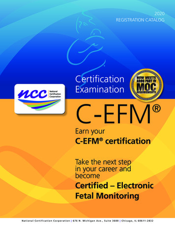 Certification Examination C-EFM