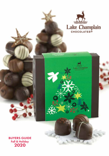 BUYERS GUIDE - Lake Champlain Chocolates