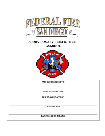 Probationary Firefighter Taskbook