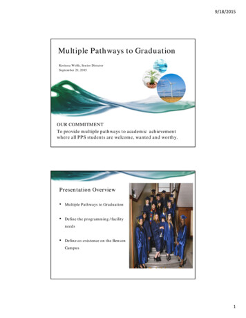 Multiple Pathways To Graduation - Portland Public Schools