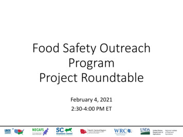 Food Safety Outreach Program Project Roundtable - UF/IFAS