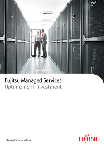 Fujitsu Managed Services Optimizing IT Investment