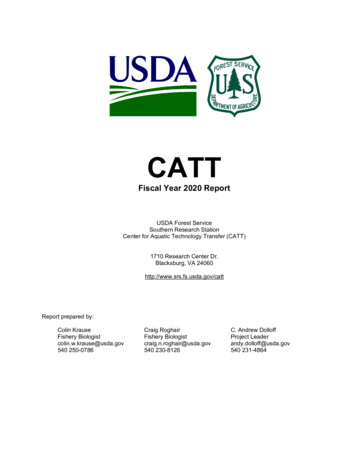 CATT - USDA Forest Service Southern Research Station
