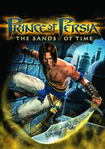 PRINCE OF PERSIA SANDS OF TIME
