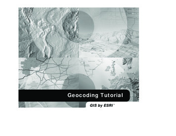 Geocoding Tutorial - Esri