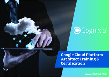 Google Cloud Platform Architect Training & Certification
