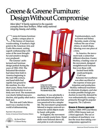 Greene & Greene Furniture: Design Without Compromise