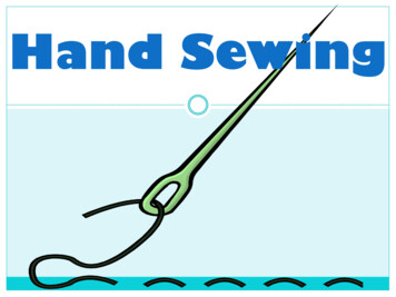 Hand Sewing Stitches - Marshall.k12.mn.us