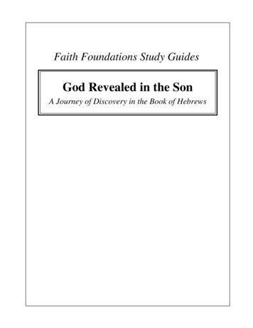God Revealed In The Son - Journeychurchonline 