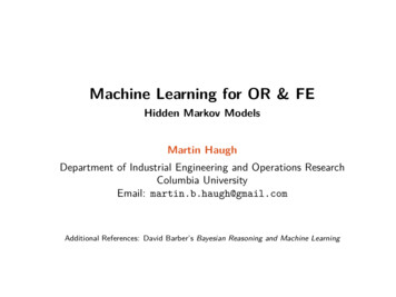 Machine Learning For OR & FE - Hidden Markov Models