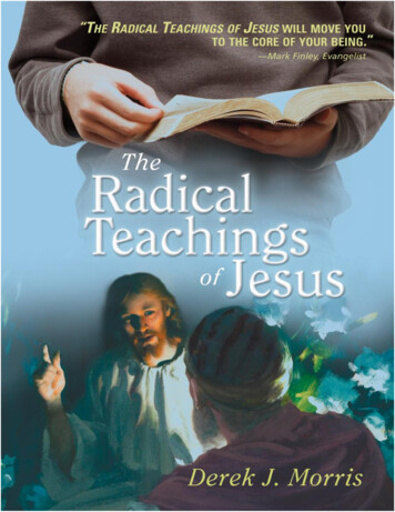 Radical Teachings Of Jesus Digital Manuscript