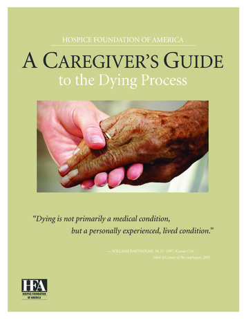 To The Dying Process - Hospice Foundation Of America - Home