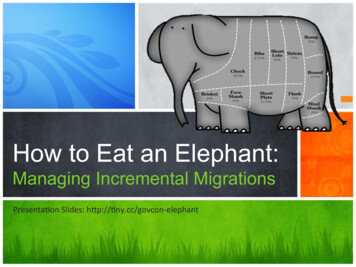 How To Eat An Elephant - Drupal GovCon