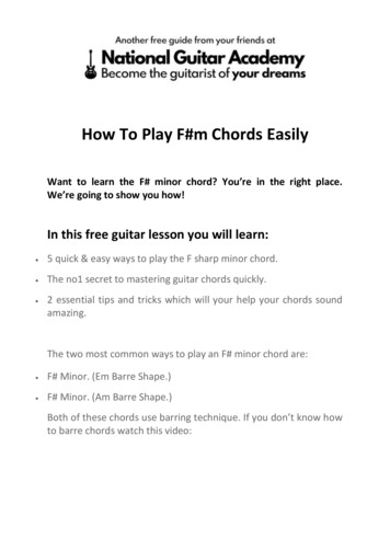 How To Play F#m Chords Easily