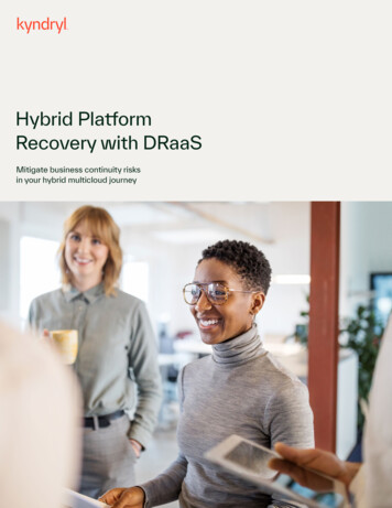 Hybrid Platform Recovery With DRaaS - Kyndryl