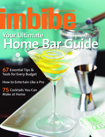 Your Ultimate Home Bar Guide - Imbibe Magazine