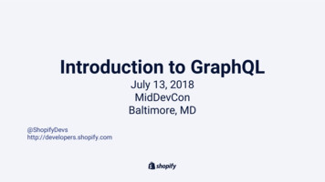 Introduction To GraphQL - GitHub Pages