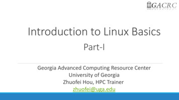 Introduction To Linux Basics - University Of Georgia