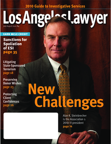 Los Angeles Lawyer July-August 2010