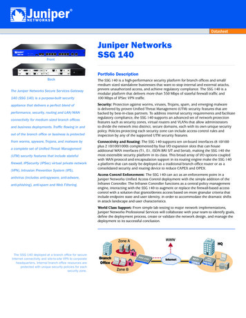 Juniper Networks SSG 140 - Digilink